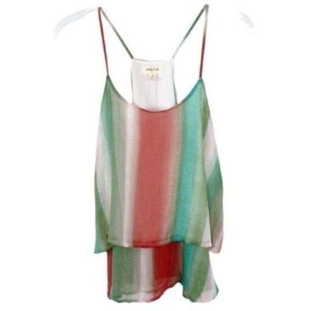 Sandy & Sid New York sleeveless blouse tank top cami  size Medium NWT
